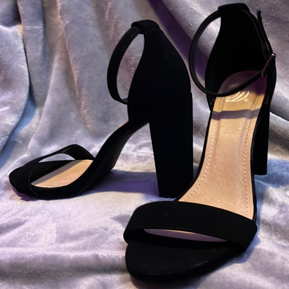 black heels